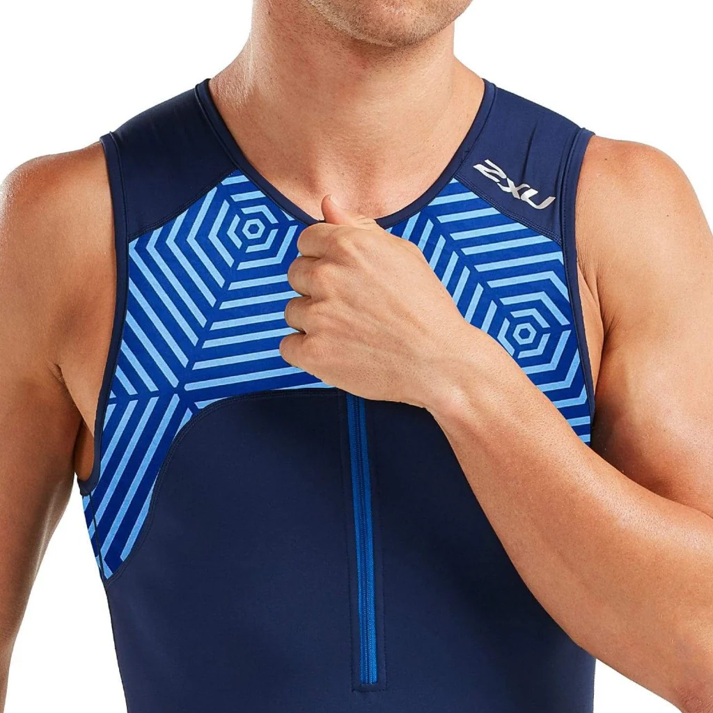 2XU Active TriSuit, Herren, navy/blue Lines - Image 5