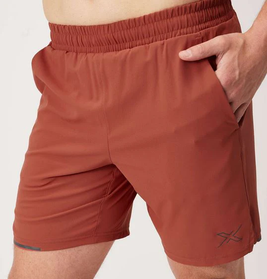 2XU Aero 7 Inch Shorts, Herren, Chilli Oil/Black Reflective - Image 3