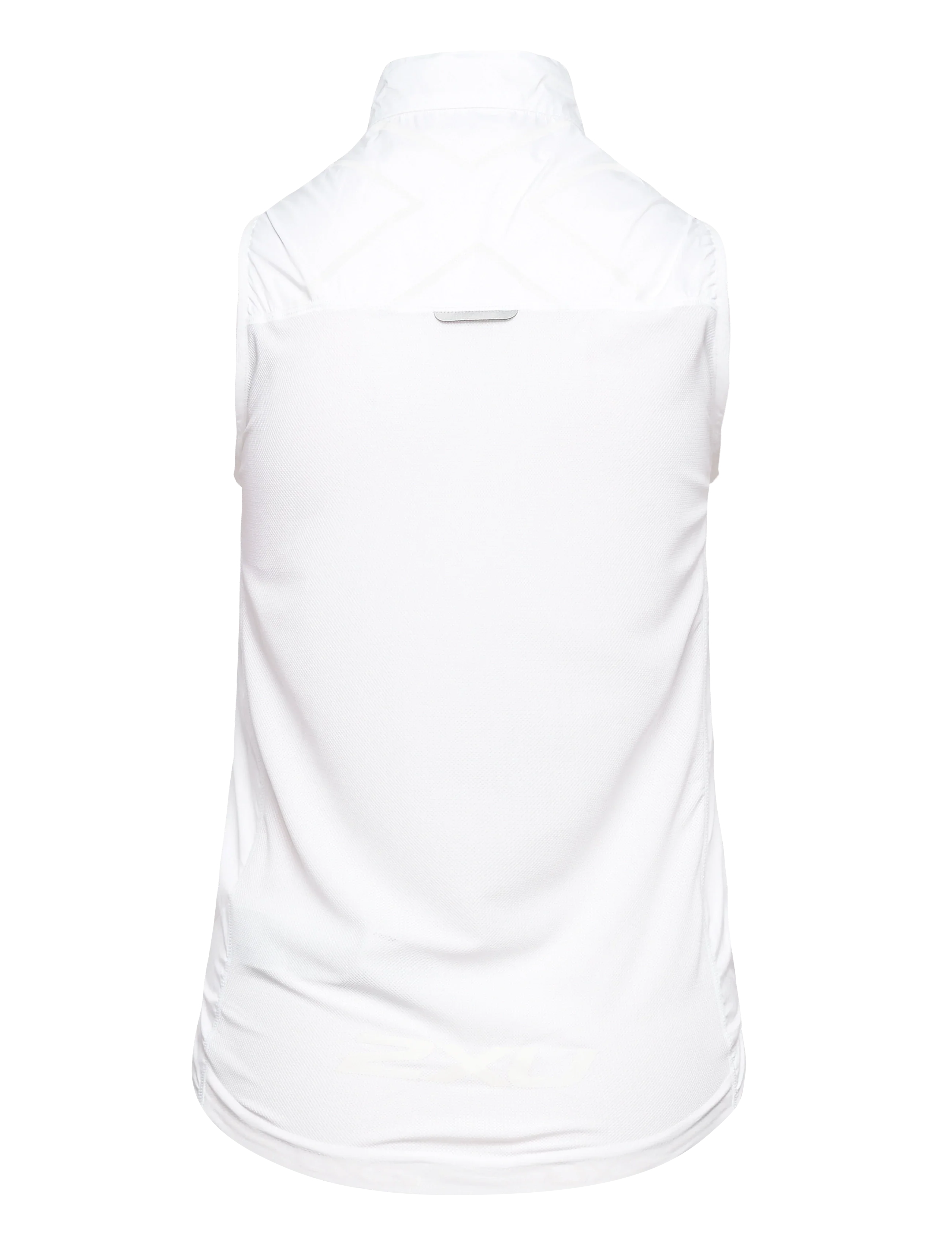 2XU Aero Gilet, Damen, White/White Reflective - Image 3