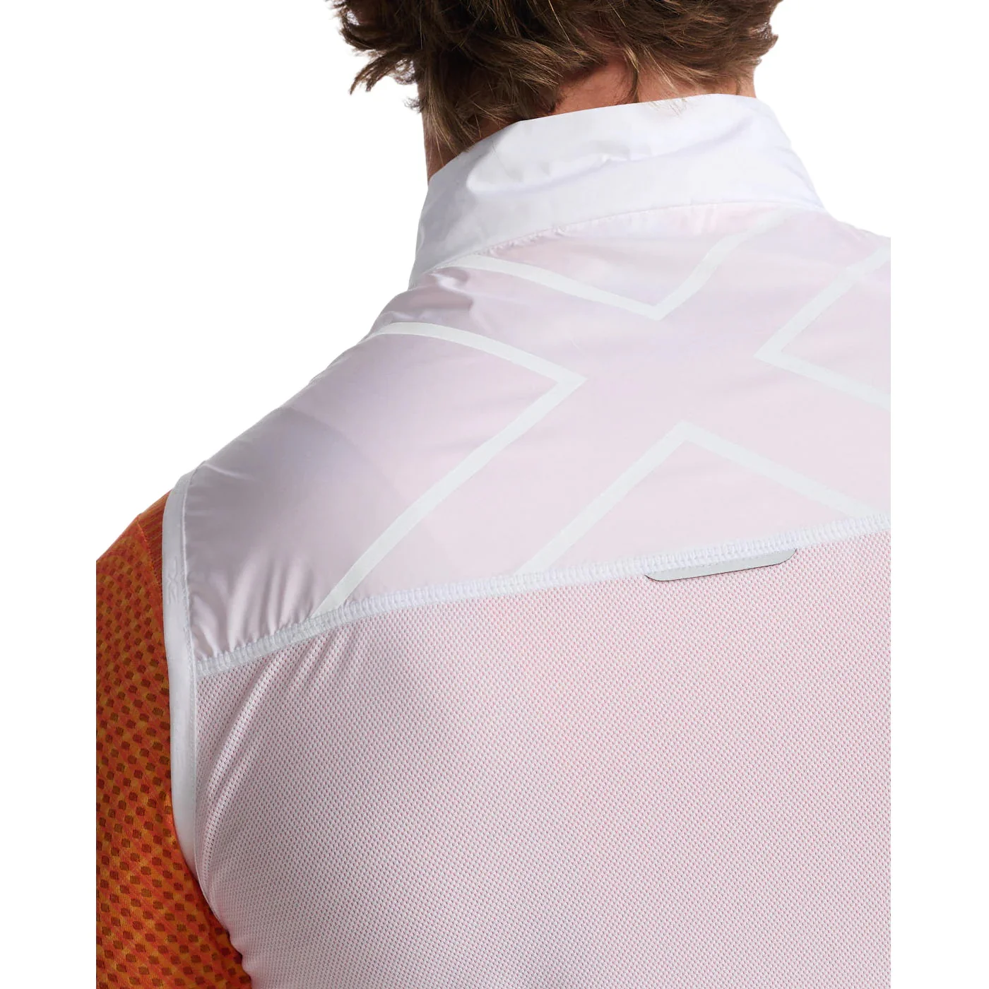 2XU Aero Gilet, Weste, Herren, White/White Reflective - Image 4