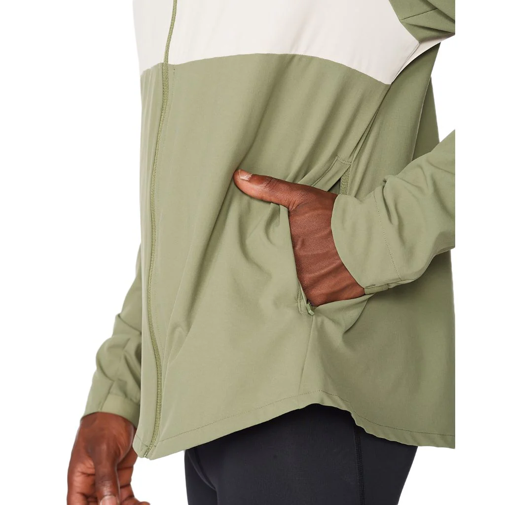 2XU Aero Jacket, Herren, Alpine/Kiwi Reflective, Kiwi/hellbeige - Image 4