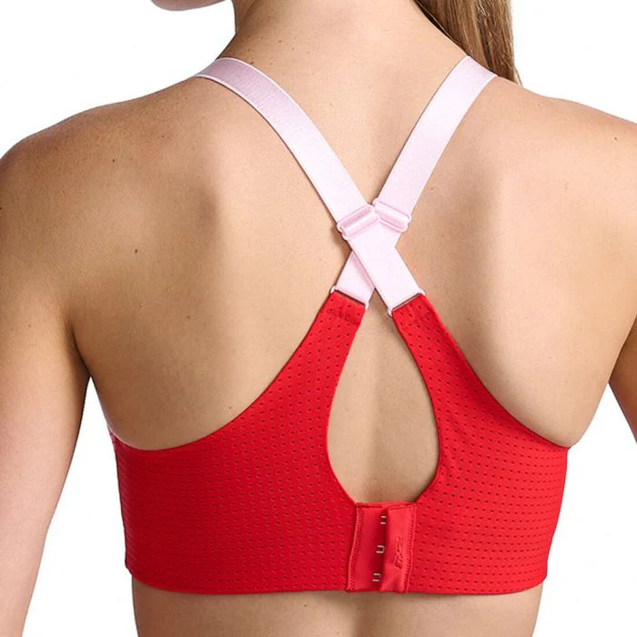 2XU Aero Medium Impact Bra, Damen, rot - Image 2