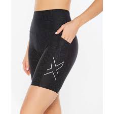 2XU Aero Reflect Hi-Rise Compression Shorts, Damen, Instinct Reflect/Silver Reflective - Image 3