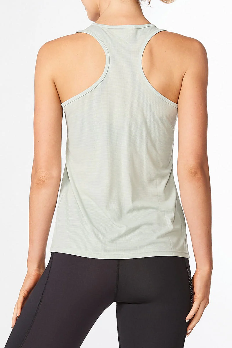 2XU Aero Singlet, Damen, Mineral/Mineral Reflective - Image 2