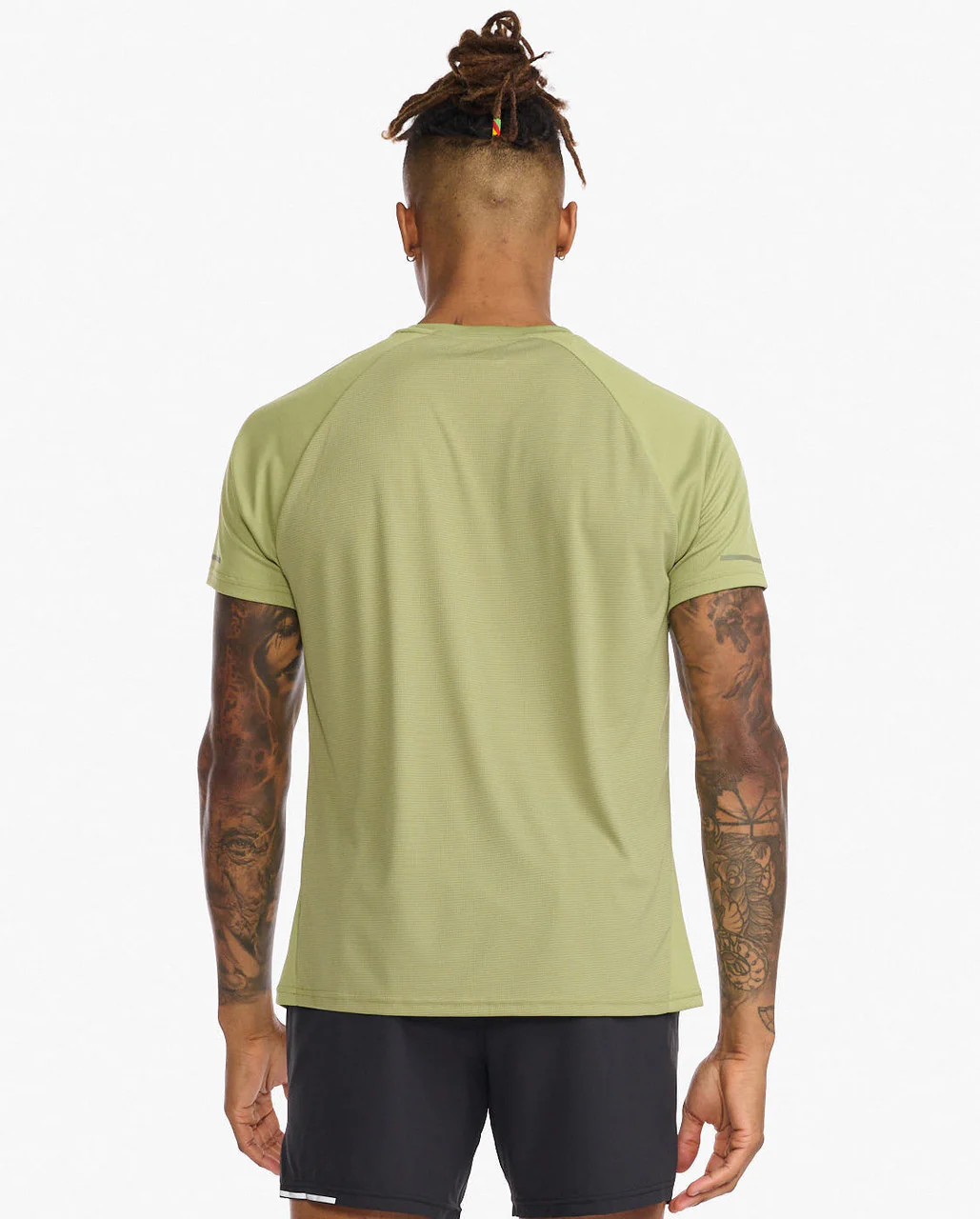 2XU Aero Tee, Laufshirt, Herren, Glade/Alpine Reflective - Image 2