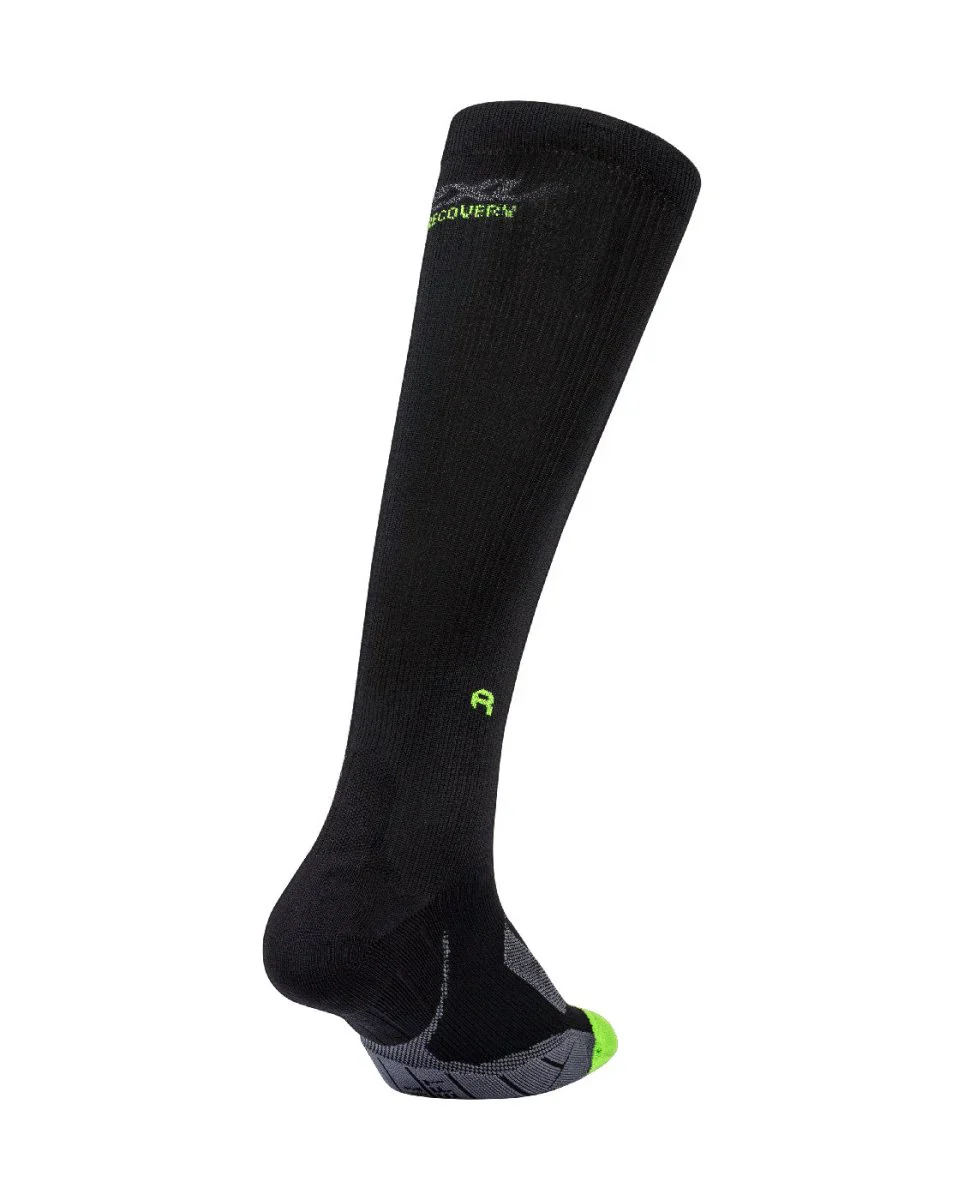 2XU Compression Socks for Recovery, Black/Grey - Image 2