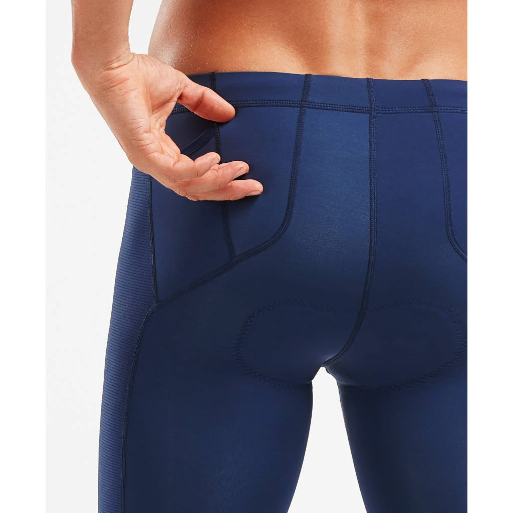 2XU Compression Tri Short, Herren, blau/weiß - Image 5
