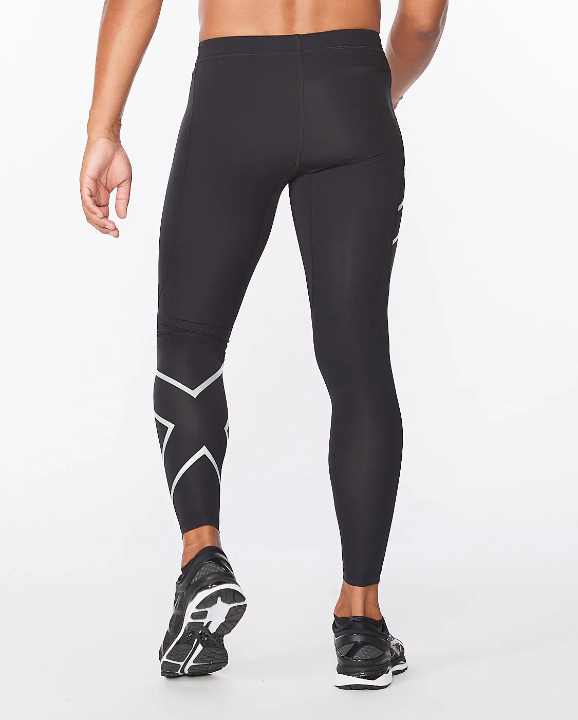 2XU Core Compression Tight, Laufhose, Herren, schwarz/silber - Image 2