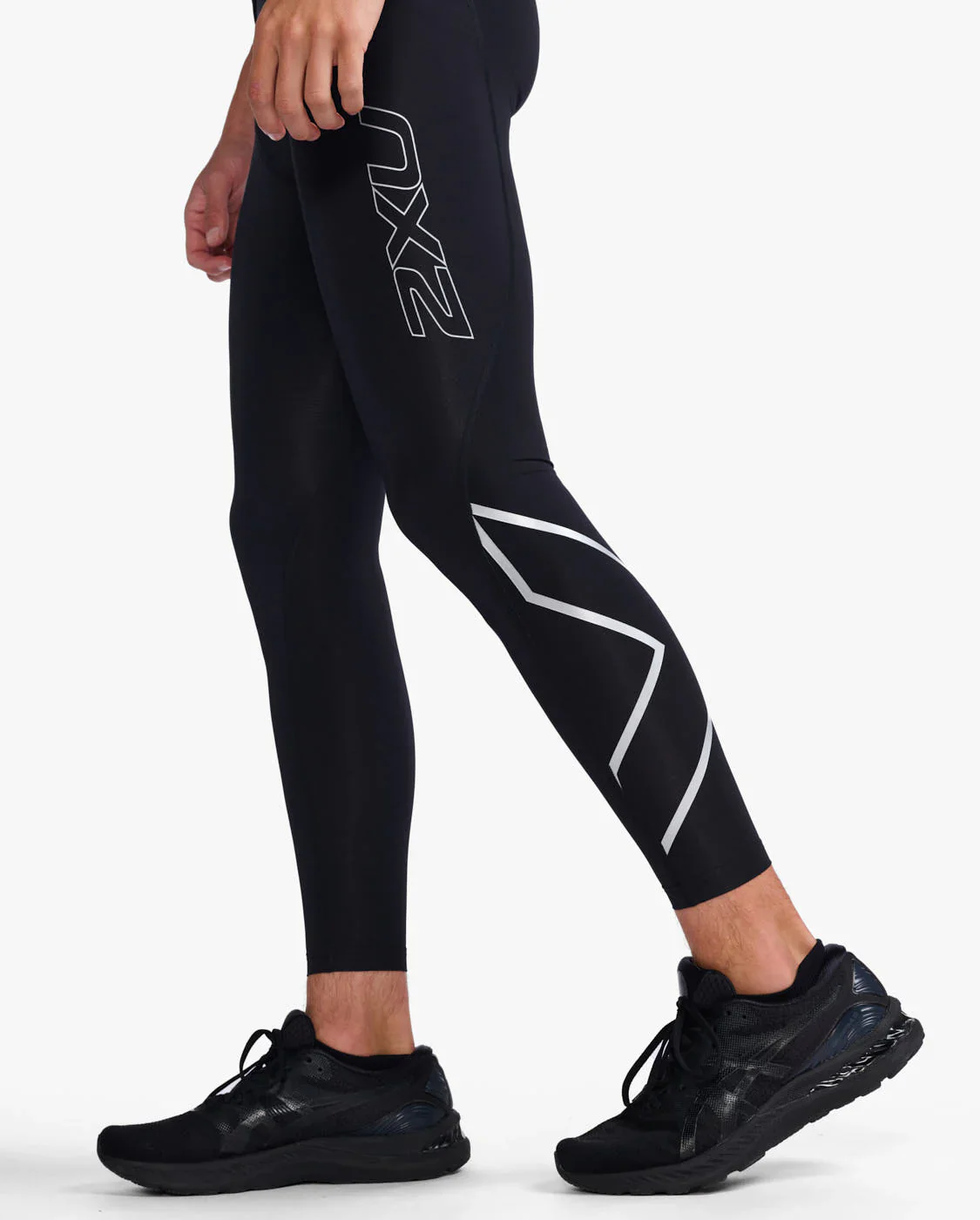 2XU Core Compression Tight, Laufhose, Herren, schwarz/silber - Image 3