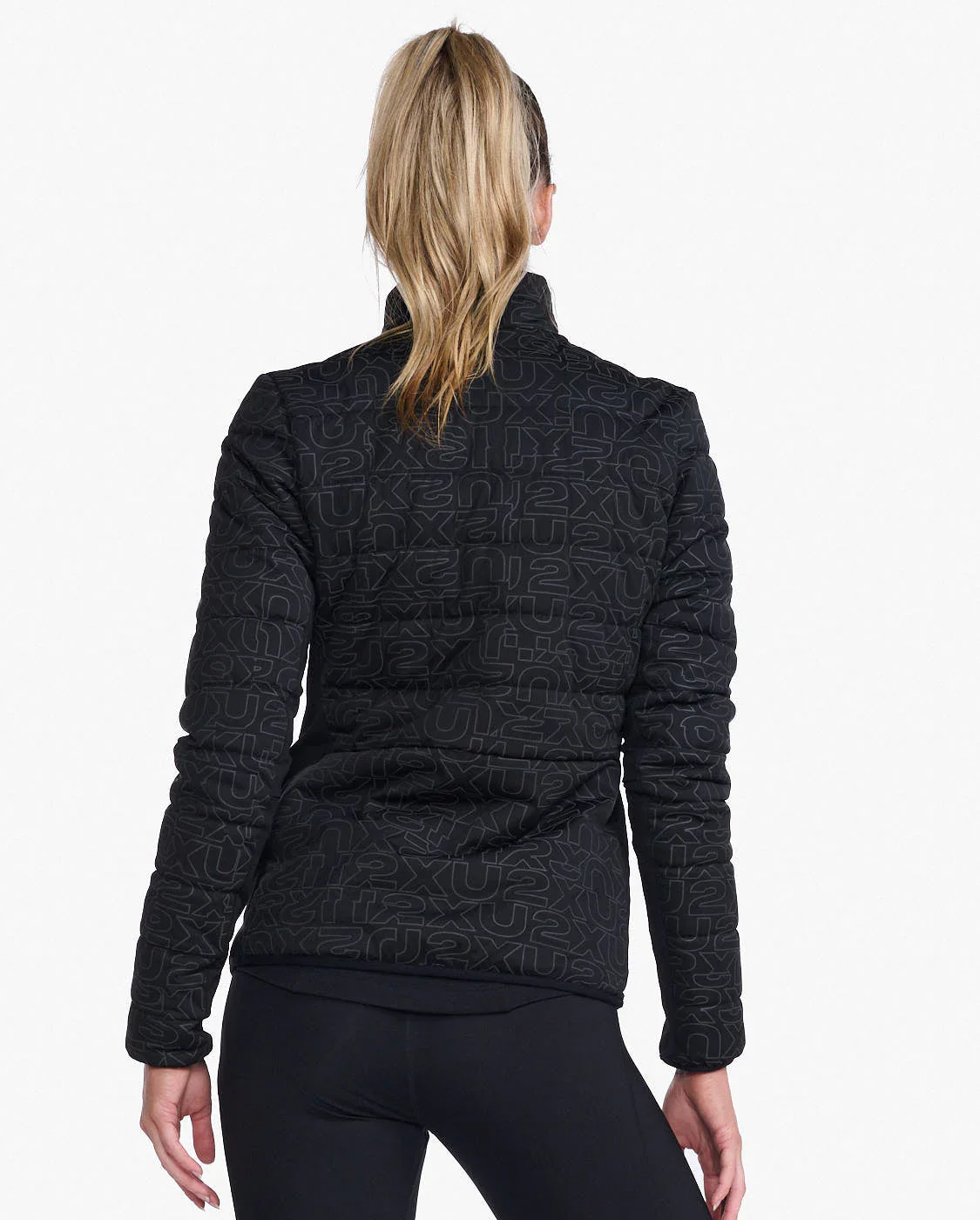 2XU Ignition Insulation Jacket, Damen, Black/Abstract Monogram - Image 2