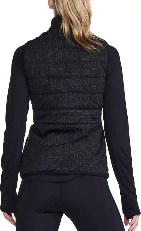 2XU Ignition Insulation Vest, Damen, Black/Abstract Monogram - Image 2