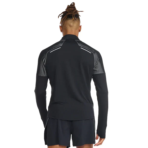 2XU Light Speed 1/2 Zip, Longsleeve, Herren, Black/Silver - Image 2
