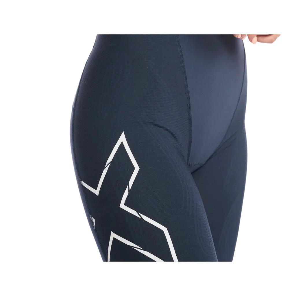 2XU Light Speed Front Zip Trisuit, Damen, outerspace/white, hell-/dunkelblau/weiß - Image 3