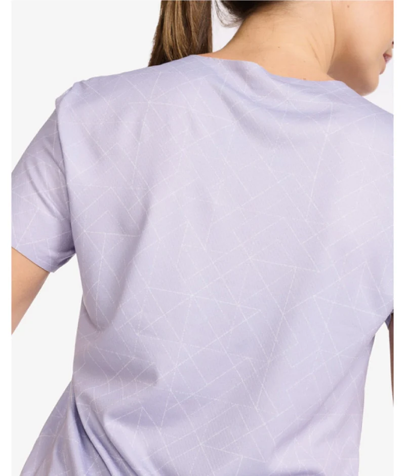 2XU Light Speed Tee, T-Shirt, Damen, Lavendust Dots/White Reflective - Image 2