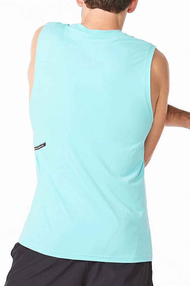 2XU Motion Tank, Herren, Arctic/Black - Image 2