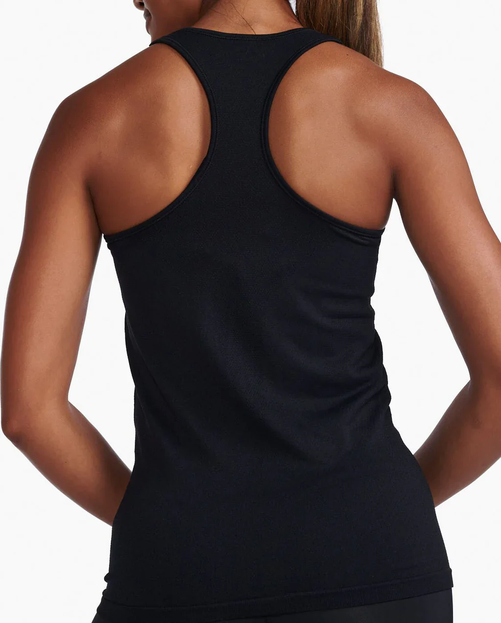 2XU Motion Tech Singlet, Damen, Black/Harbor Mist - Image 2