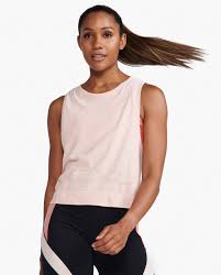 2XU Motion Tech Tank, Damen, Peach Whip/Peach Whip - Image 5