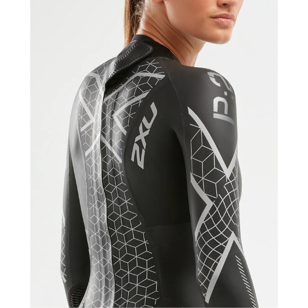 2XU P:2 Propel, Neoprenanzug, black/textural geo, schwarz/silber, Damen, 2023 - Image 5