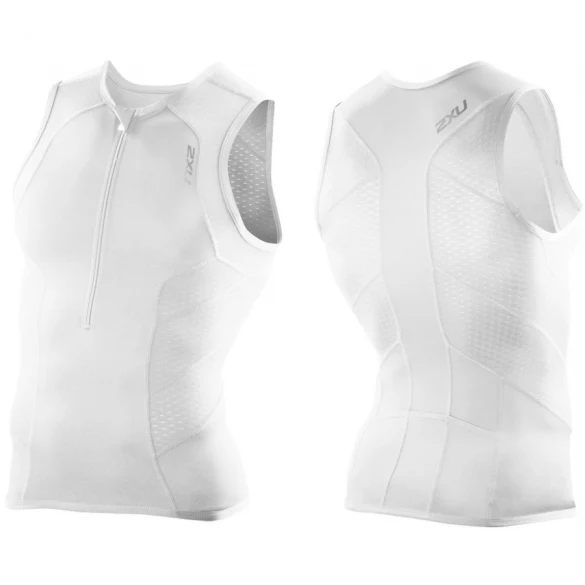 2XU Perform Tri Singlet, Herren, weiß, B - Ware, kein Umtausch - Image 2