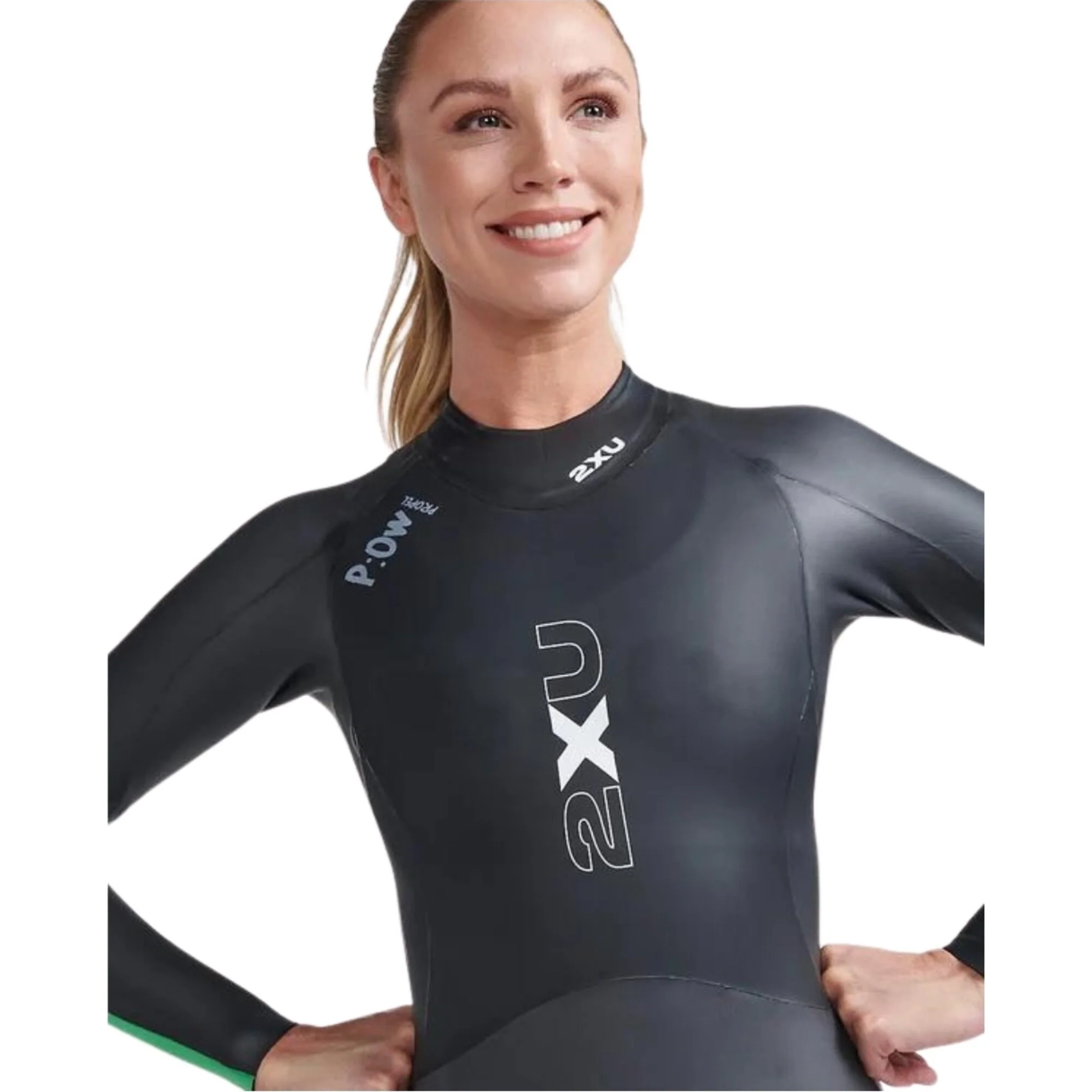 2XU Propel: Openwater, Neoprenanzug, Damen, Black/Bright Green - Image 7
