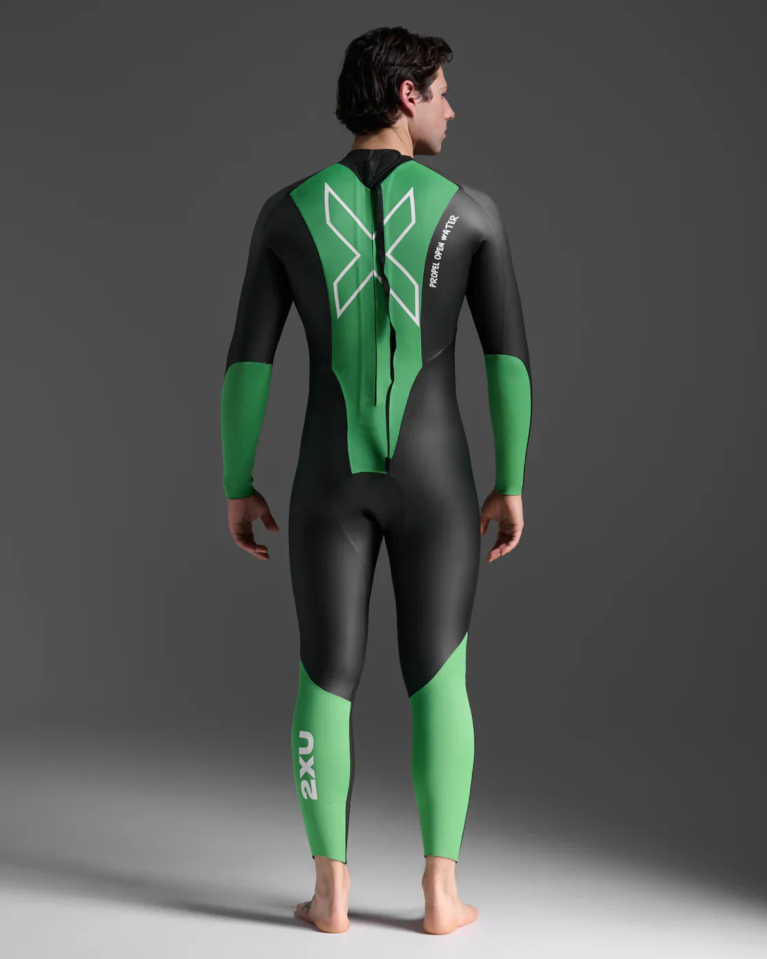 2XU Propel: Openwater, Neoprenanzug, Herren, Black/Bright Green - Image 6