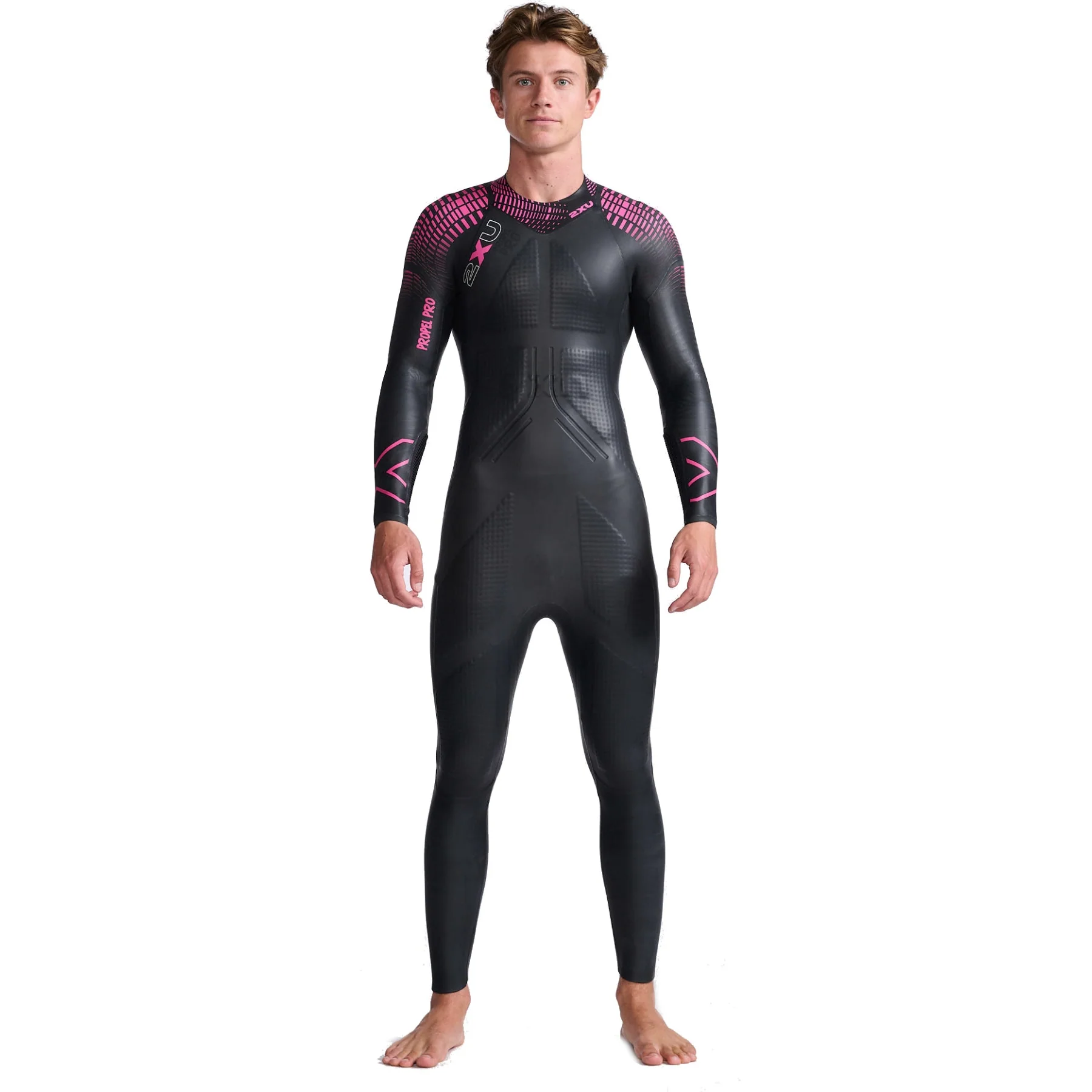 2XU Propel Pro, Neoprenanzug, Herren, schwarz/punk pink, 2026