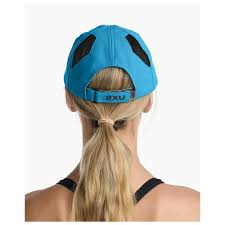 2XU Run Cap, Unisex, seaport/black - Image 3