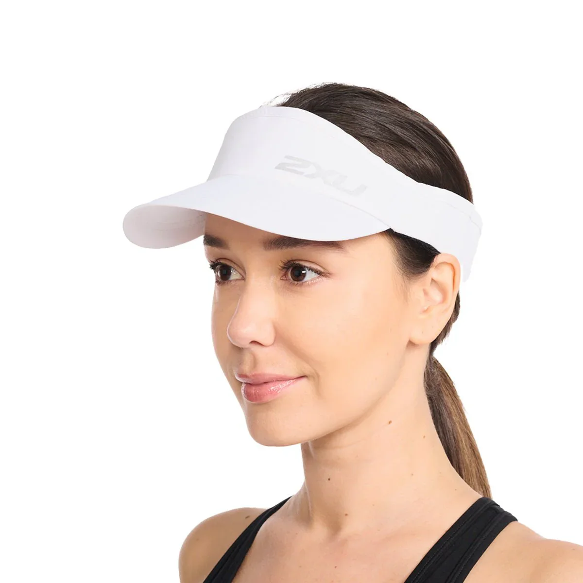 2XU Run Visor Unisex, Weiß, B - Ware, kein Umtausch - Image 4