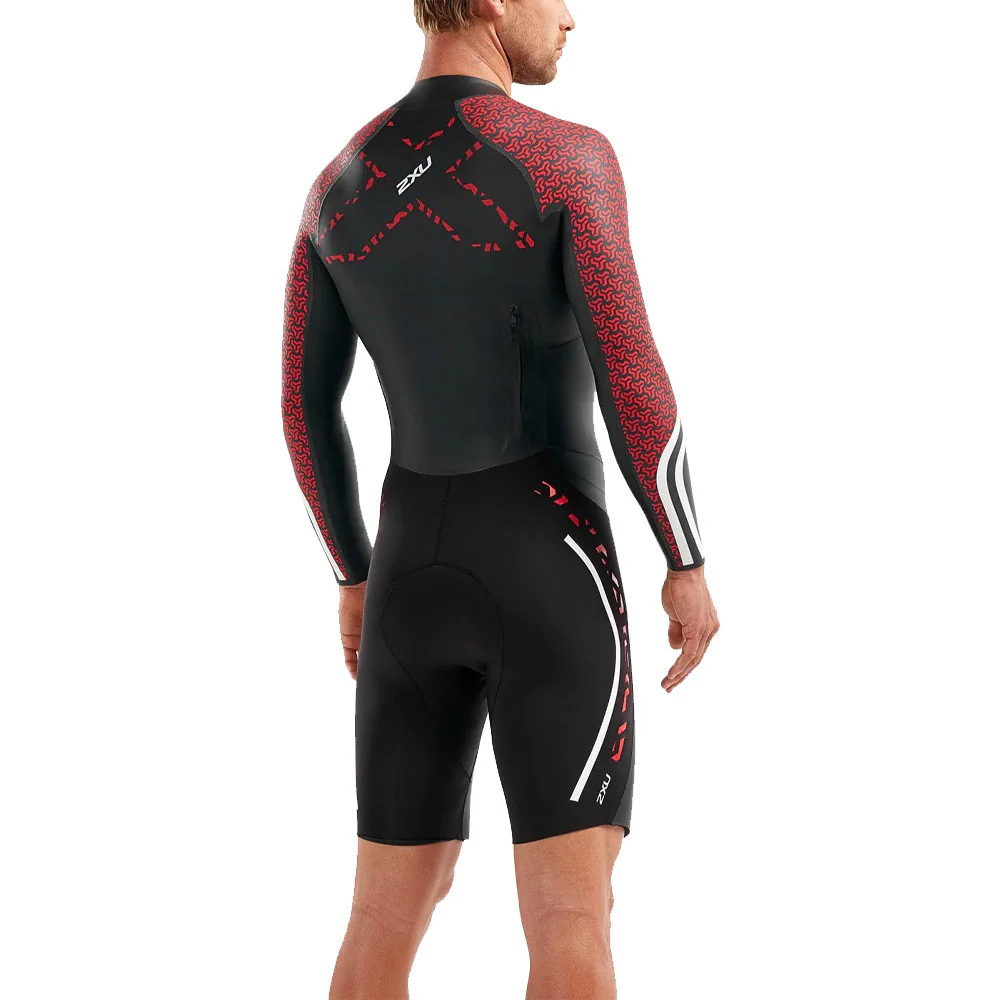 2XU SwimRun: Pro Wetsuit, Herren, schwarz/rot, 2023 - Image 2