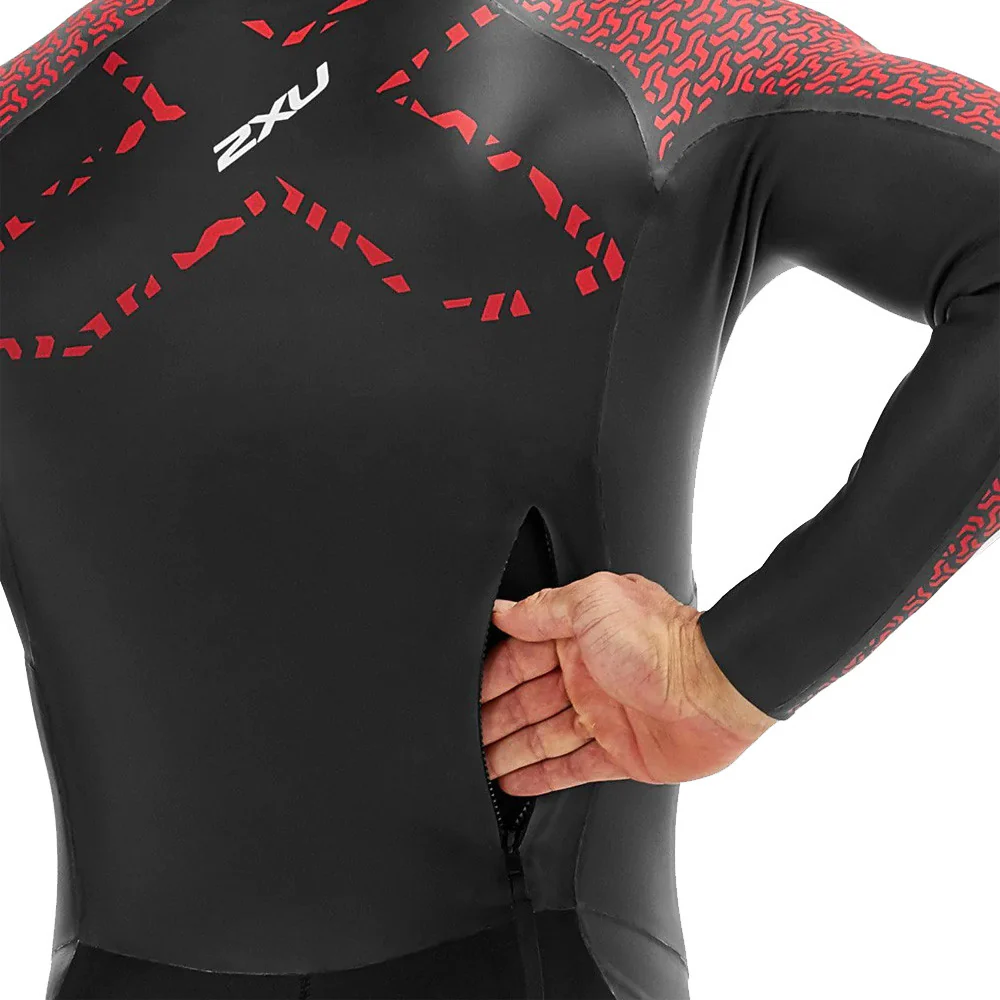 2XU SwimRun: Pro Wetsuit, Herren, schwarz/rot, 2023 - Image 4