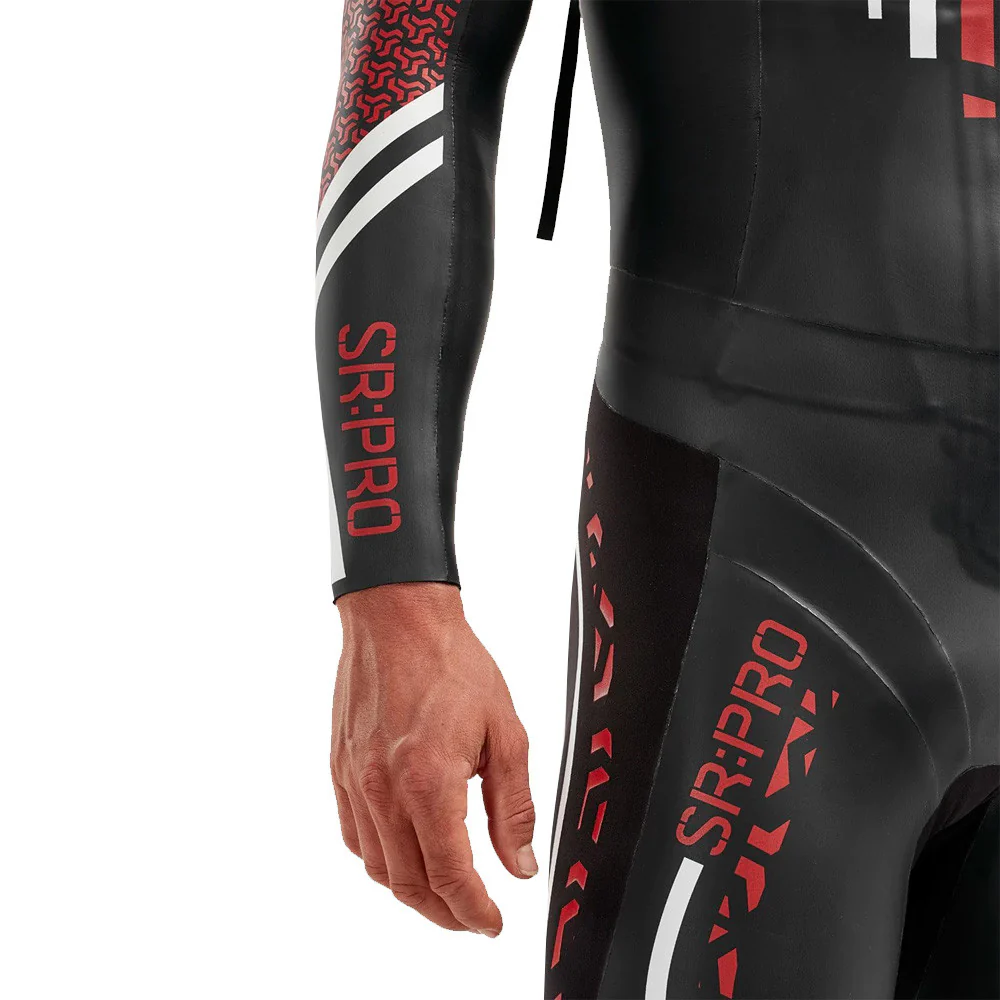 2XU SwimRun: Pro Wetsuit, Herren, schwarz/rot, 2023 - Image 5