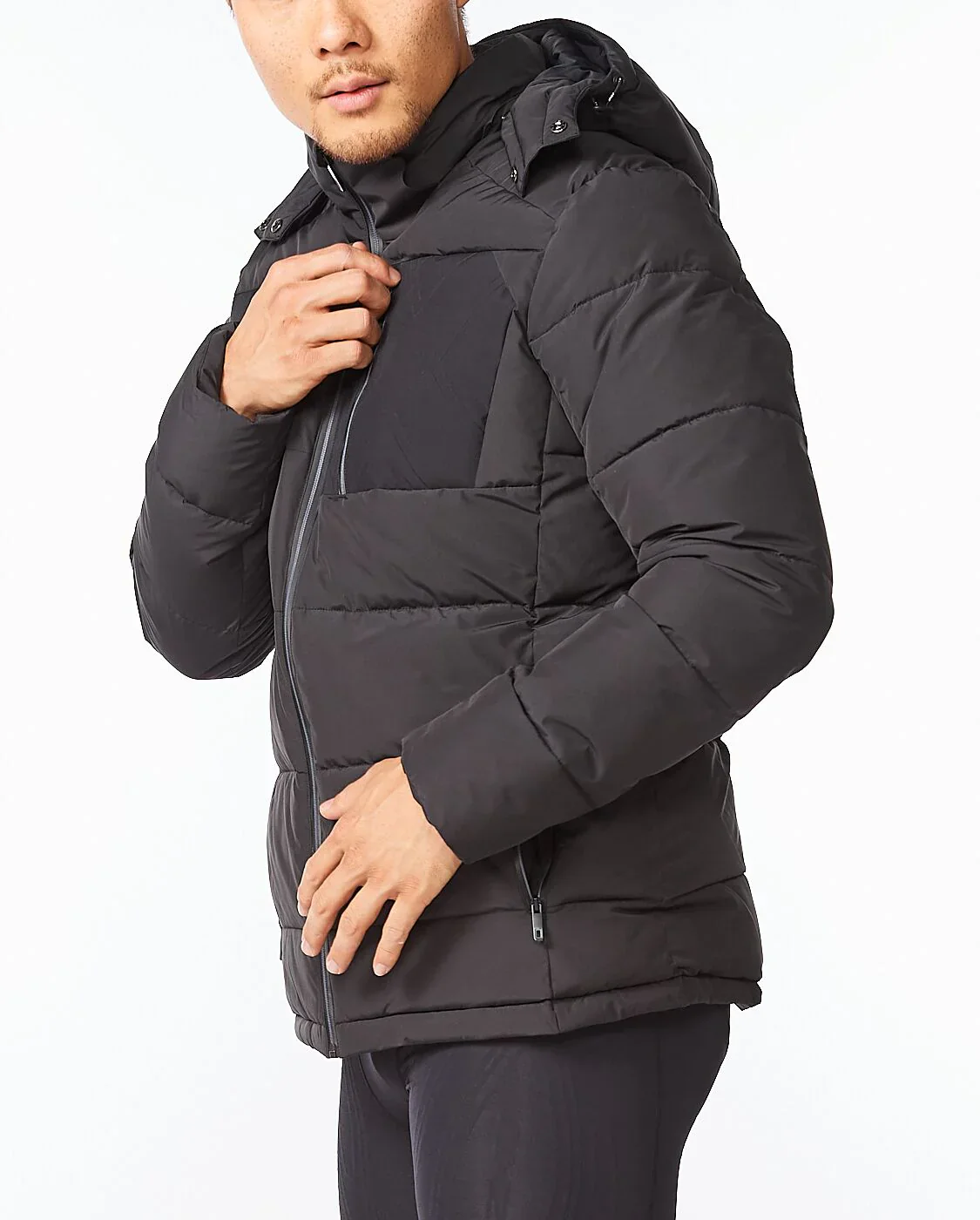 2XU Utility Insulation Jacket, Herren, Black/Black - Image 3
