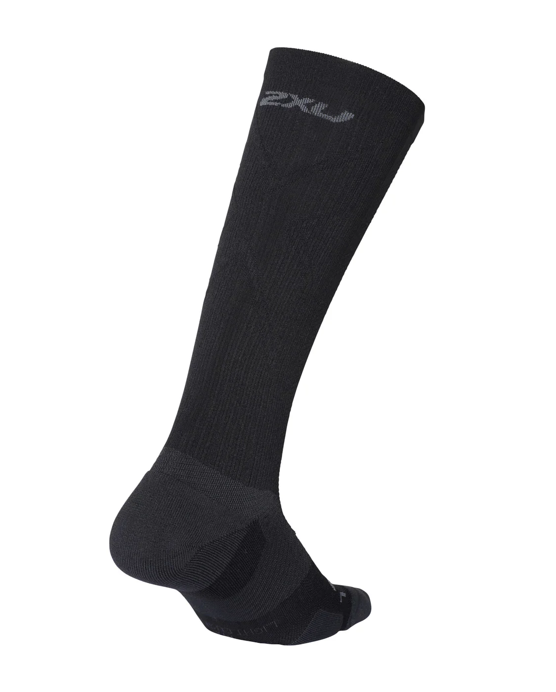 2XU VECTR L.Cush Full Length Socks, Black/Titan - Image 2