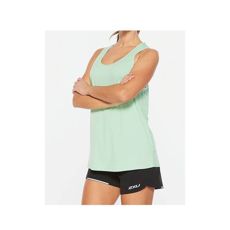 2XU XVENT G:2 Singlet, Damen, Neon Mint/Silver Reflective