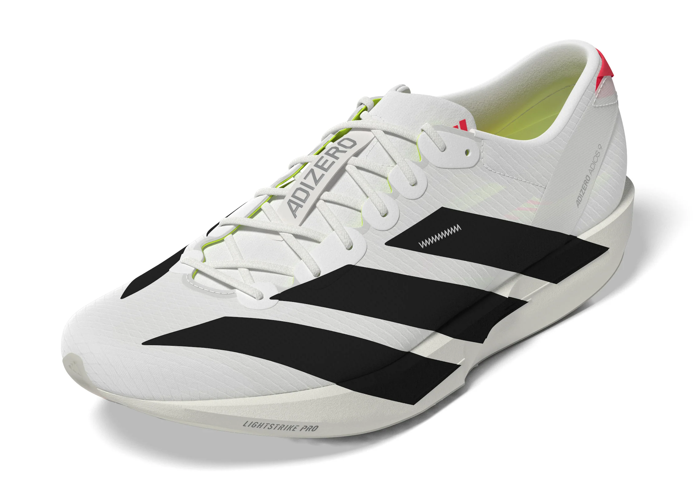 Adidas ADIZERO ADIOS 9, Laufschuh, Damen, Cloud White/Core Black/Lucid Red - Image 5