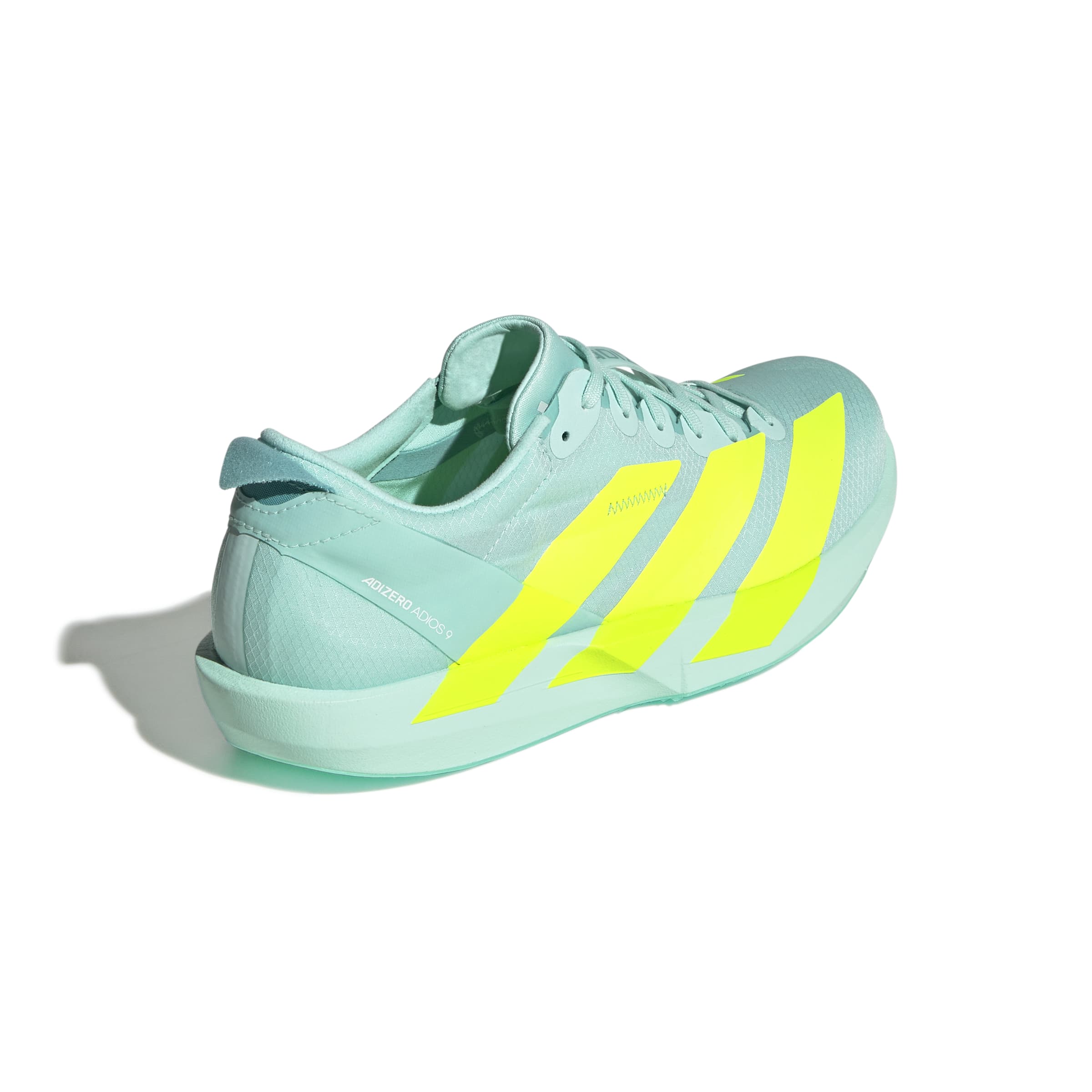 Adidas ADIZERO ADIOS 9, Laufschuh, Damen, Sea Flash Aqua/Lucid Lemon/Minton - Image 4