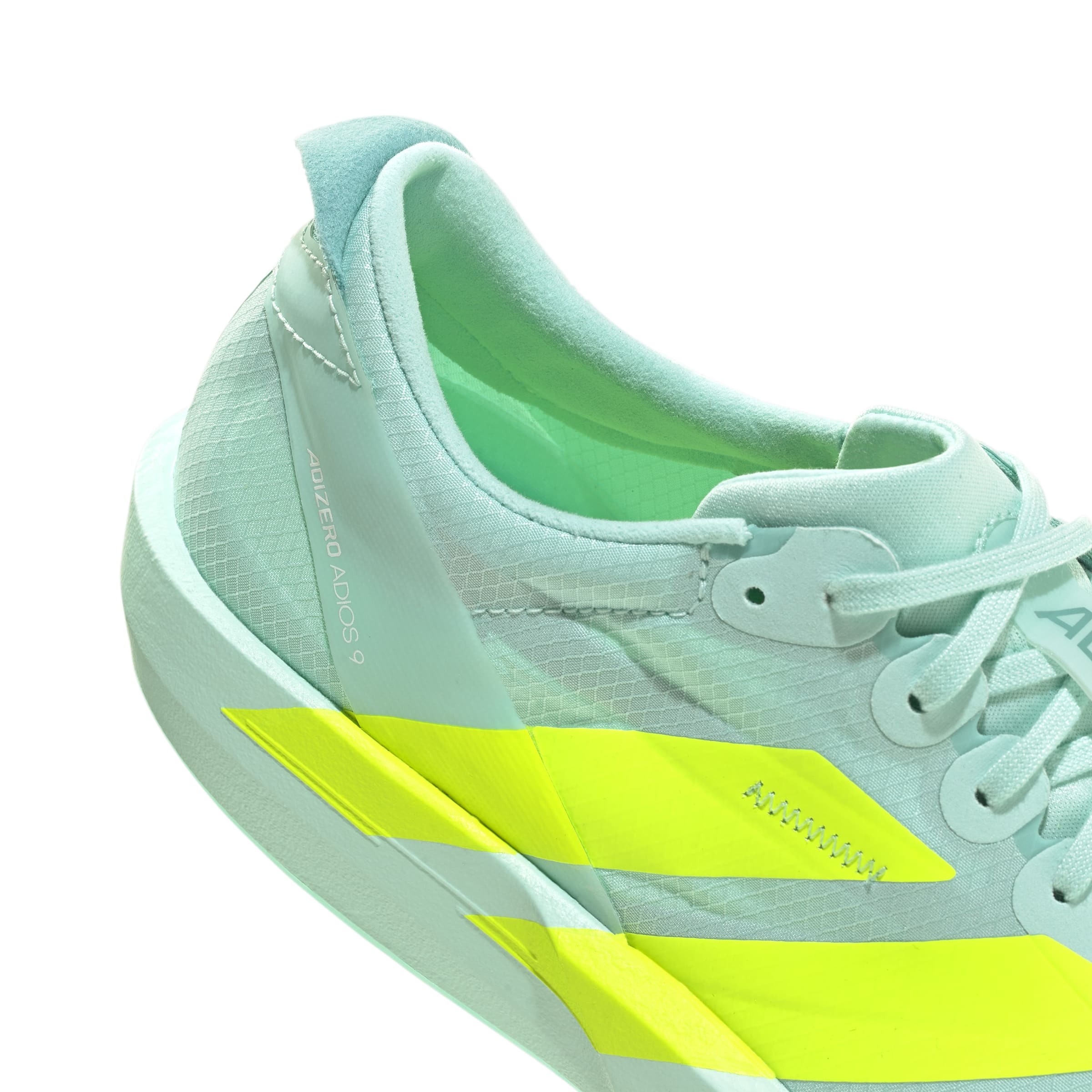 Adidas ADIZERO ADIOS 9, Laufschuh, Damen, Sea Flash Aqua/Lucid Lemon/Minton - Image 6