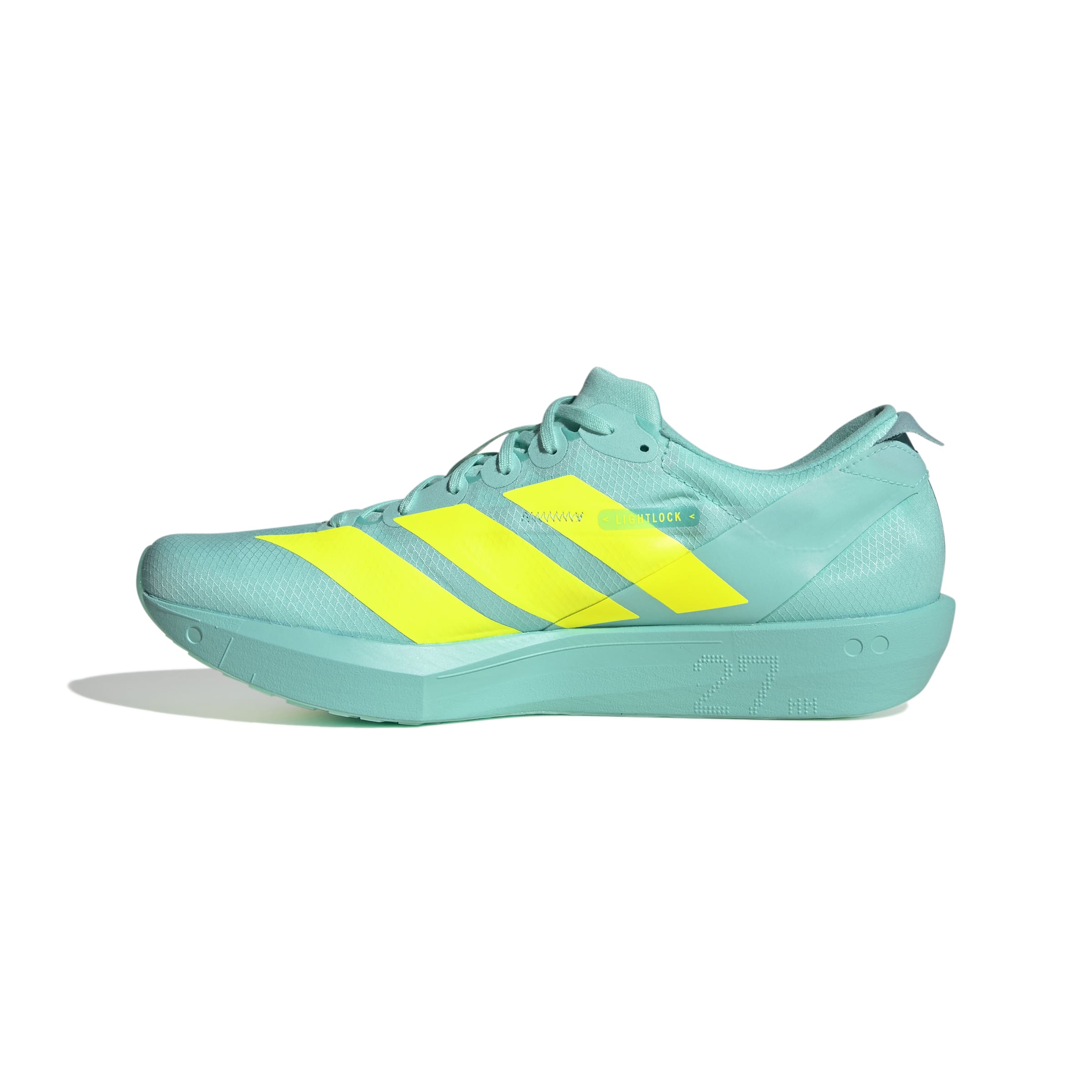 Adidas ADIZERO ADIOS 9, Laufschuh, Herren, Flash Aqua/Lucid Lemon/Zero Mint - Image 2