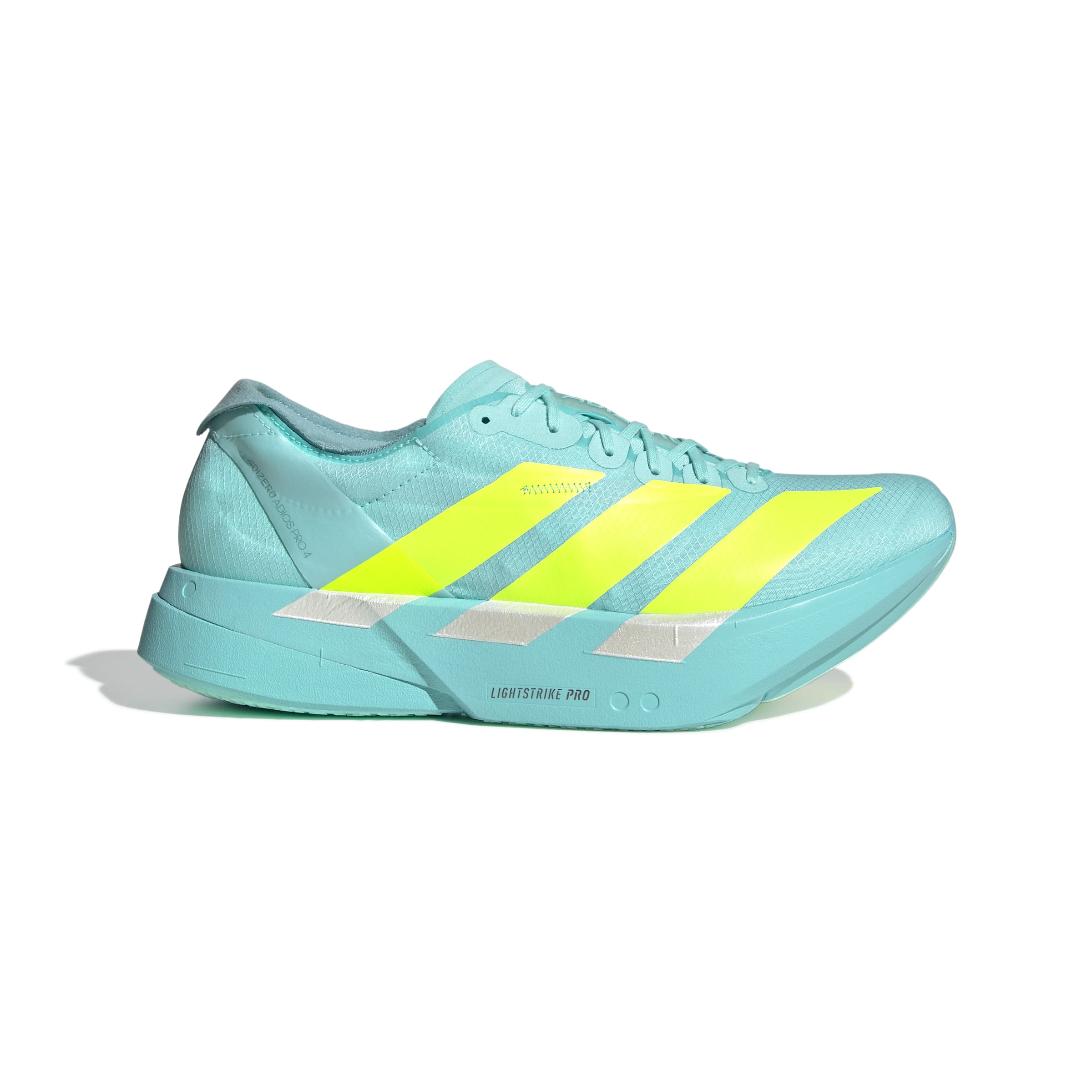 Adidas ADIZERO ADIOS PRO 4, Laufschuh, Herren, Flash Aqua/Lucid Lemon/Mint Ton