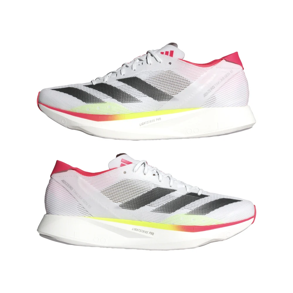 Adidas ADIZERO TAKUMI SEN 10, Laufschuh, Herrren, Cloud White/Core Black/Lucid Red - Image 6