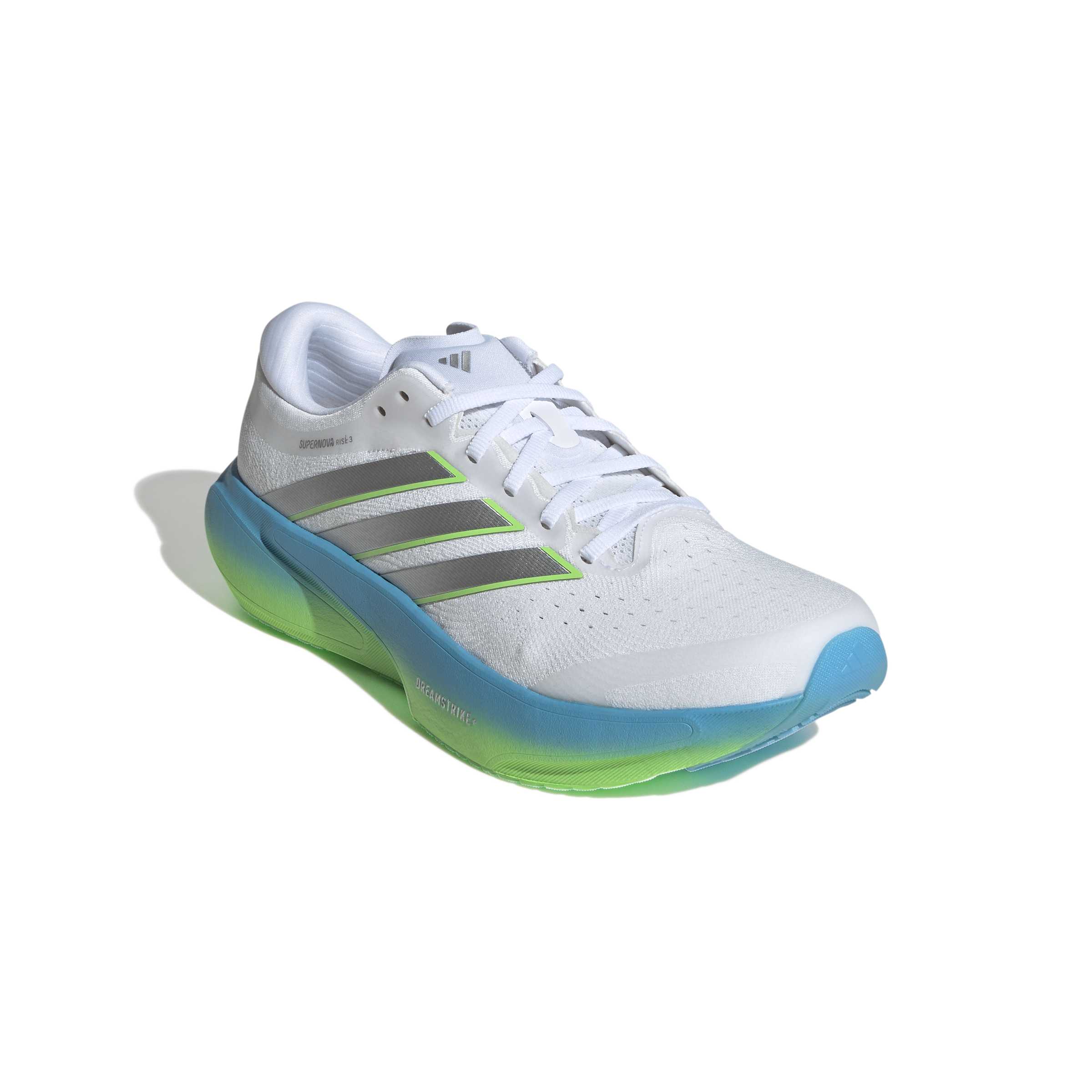 Adidas Supernova Rise 3, Laufschuh, Herren, Cloud White / Silver Metallic / Blue Burst - Image 3