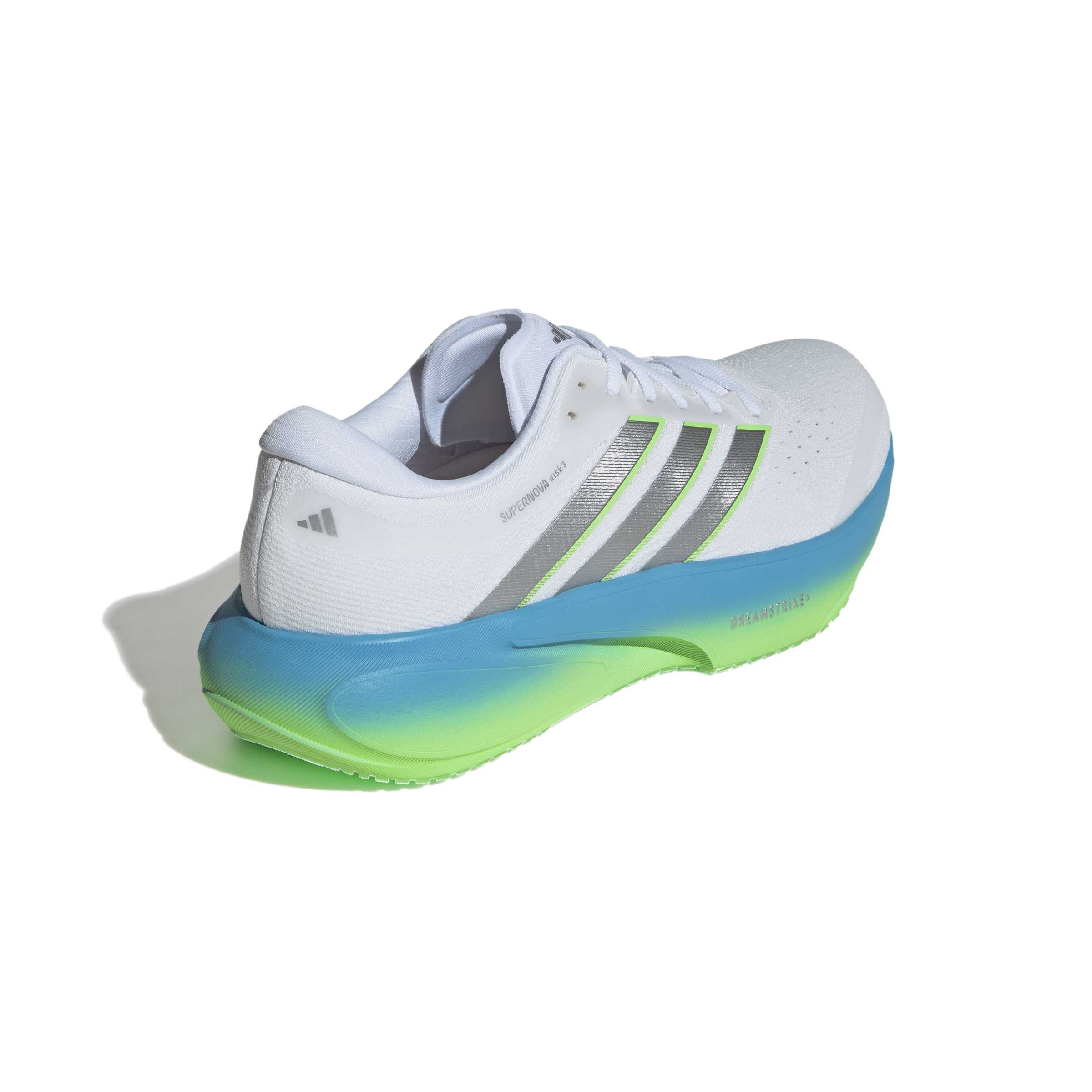 Adidas Supernova Rise 3, Laufschuh, Herren, Cloud White / Silver Metallic / Blue Burst - Image 4