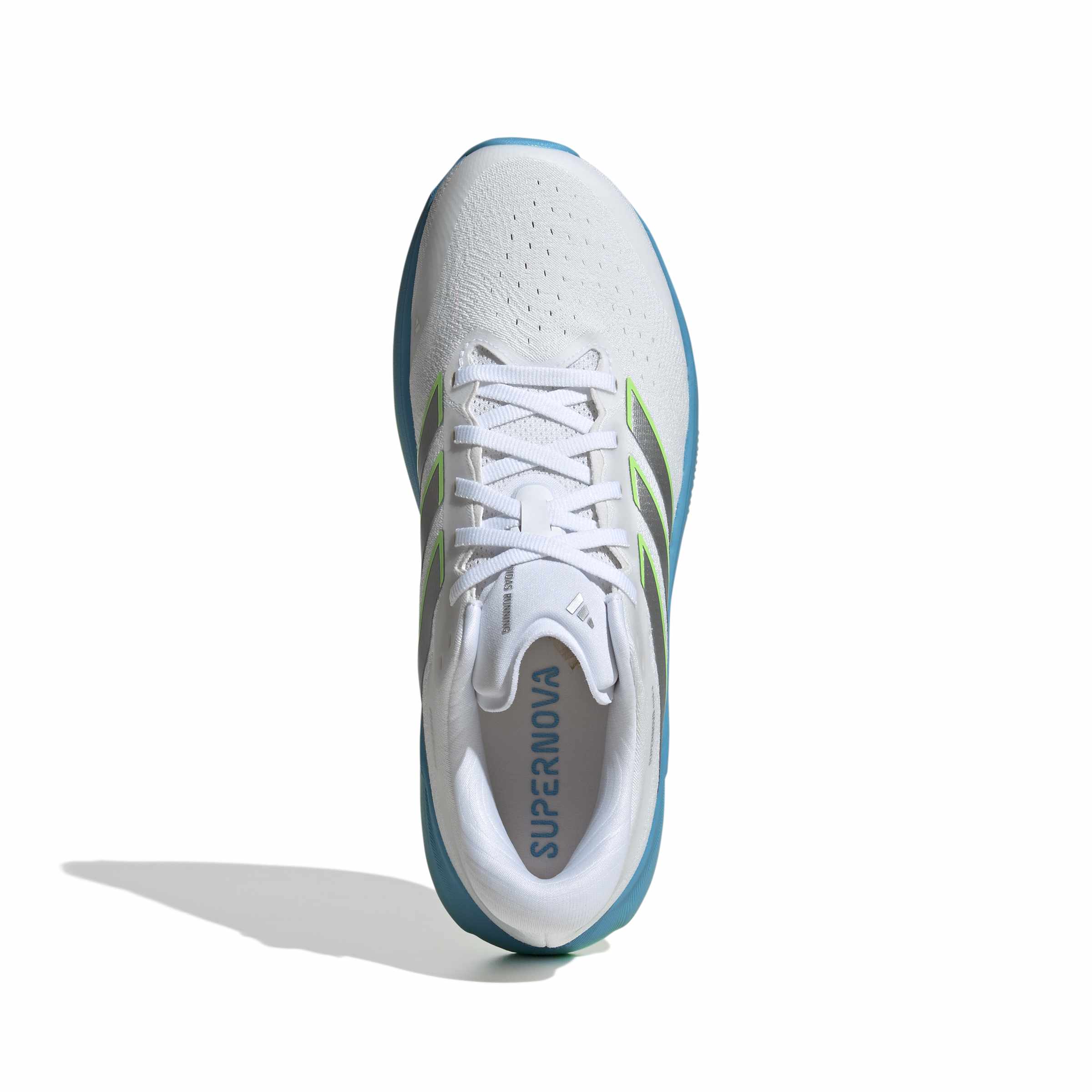 Adidas Supernova Rise 3, Laufschuh, Herren, Cloud White / Silver Metallic / Blue Burst - Image 8