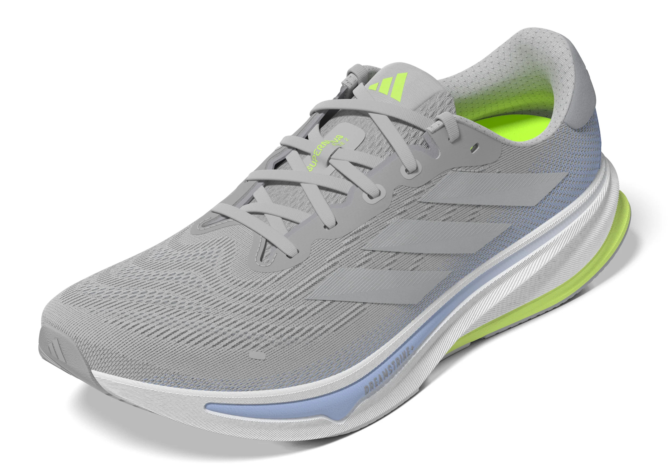 Adidas Supernova Rise 2, Laufschuh, Herren, Grey Two/Matte Silver/Hi-Res Yellow - Image 5