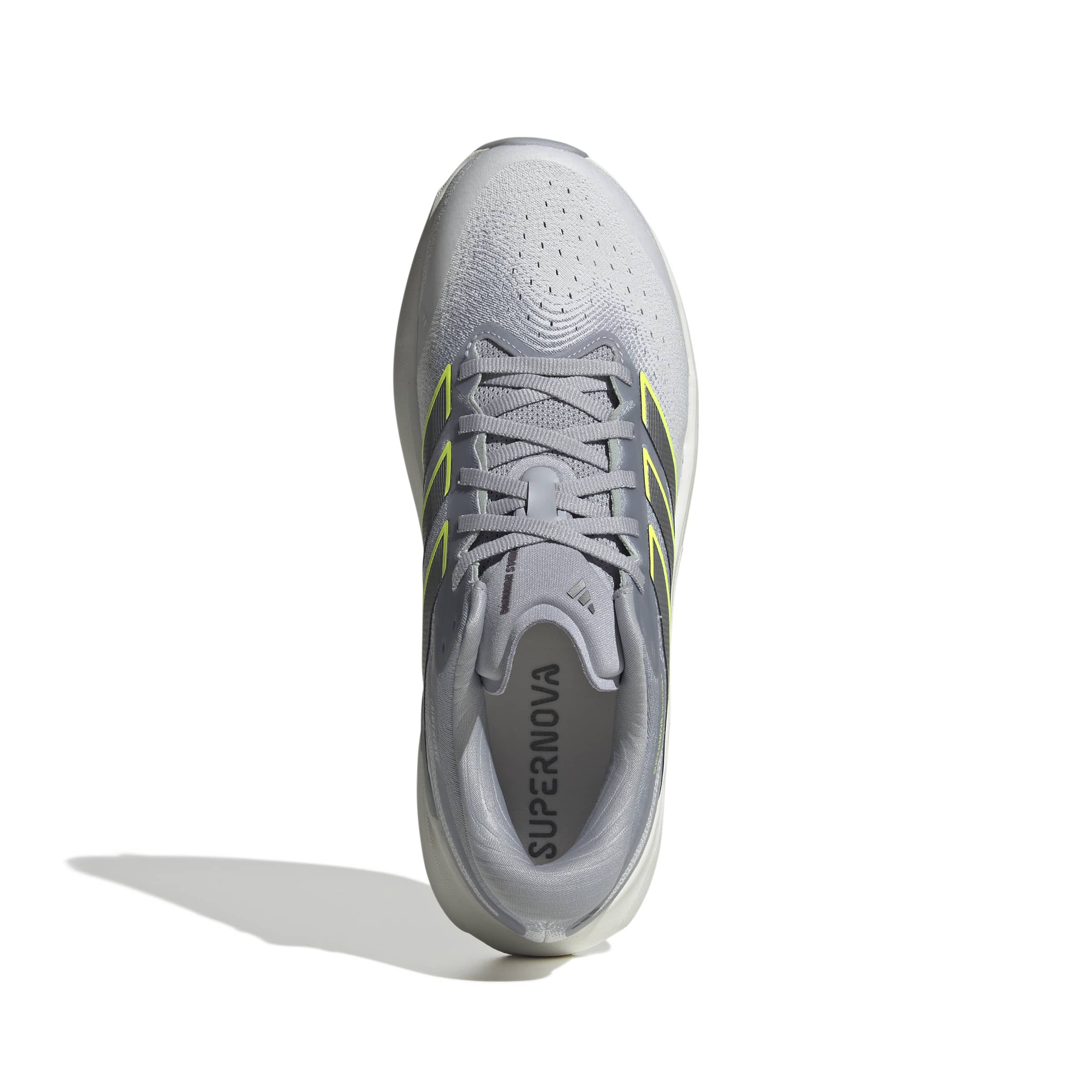 Adidas Supernova Solution 3, Laufschuh, Herren, Crystal White/Iron Metallic/Solar Yellow - Image 8