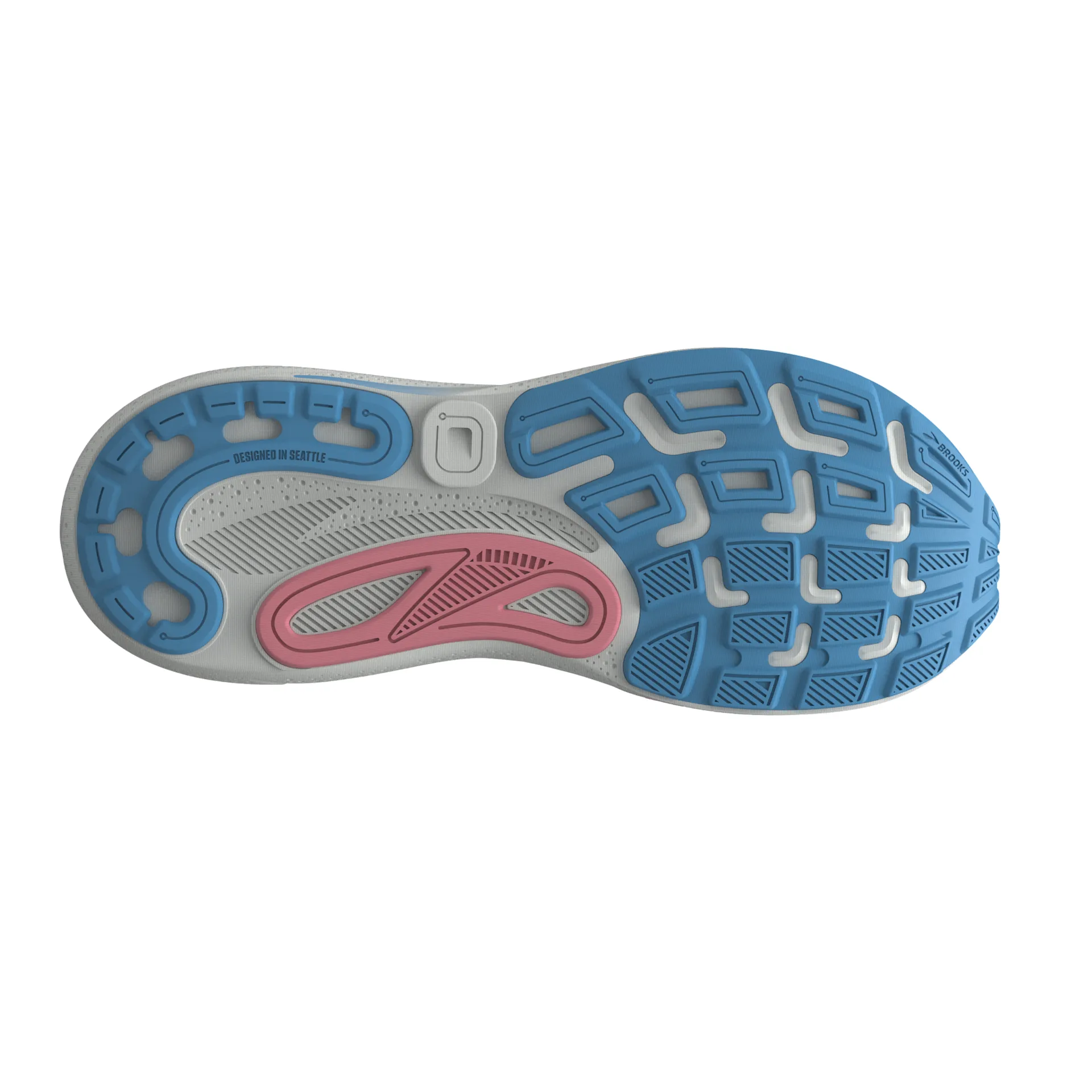 Brooks Adrenaline GTS 24, Laufschuhe, Damen, Bonnie Blue/Grey/Pink - Image 6