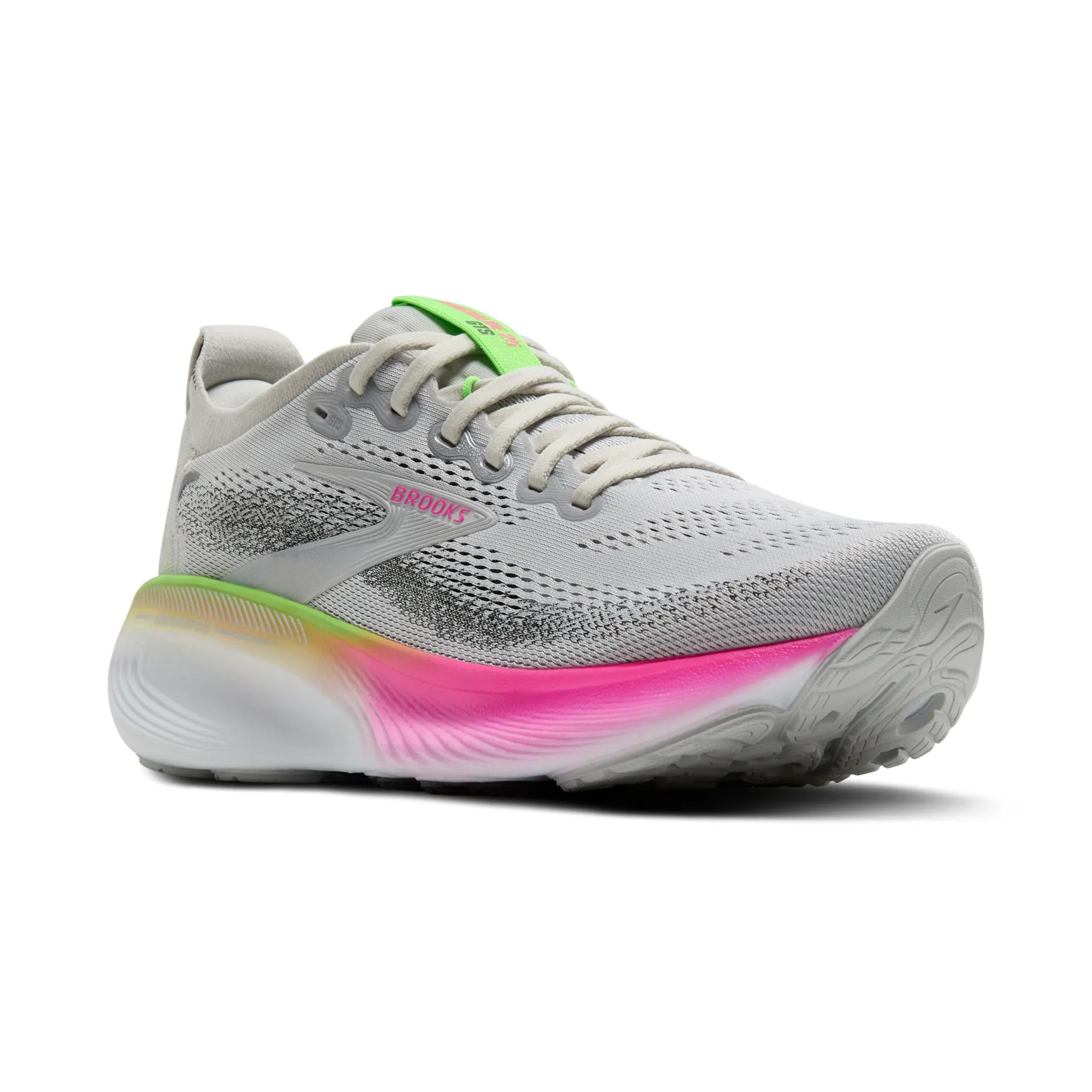 Brooks Adrenaline GTS 25, Laufschuh, Damen, Oyster/Pink/Green - Image 3