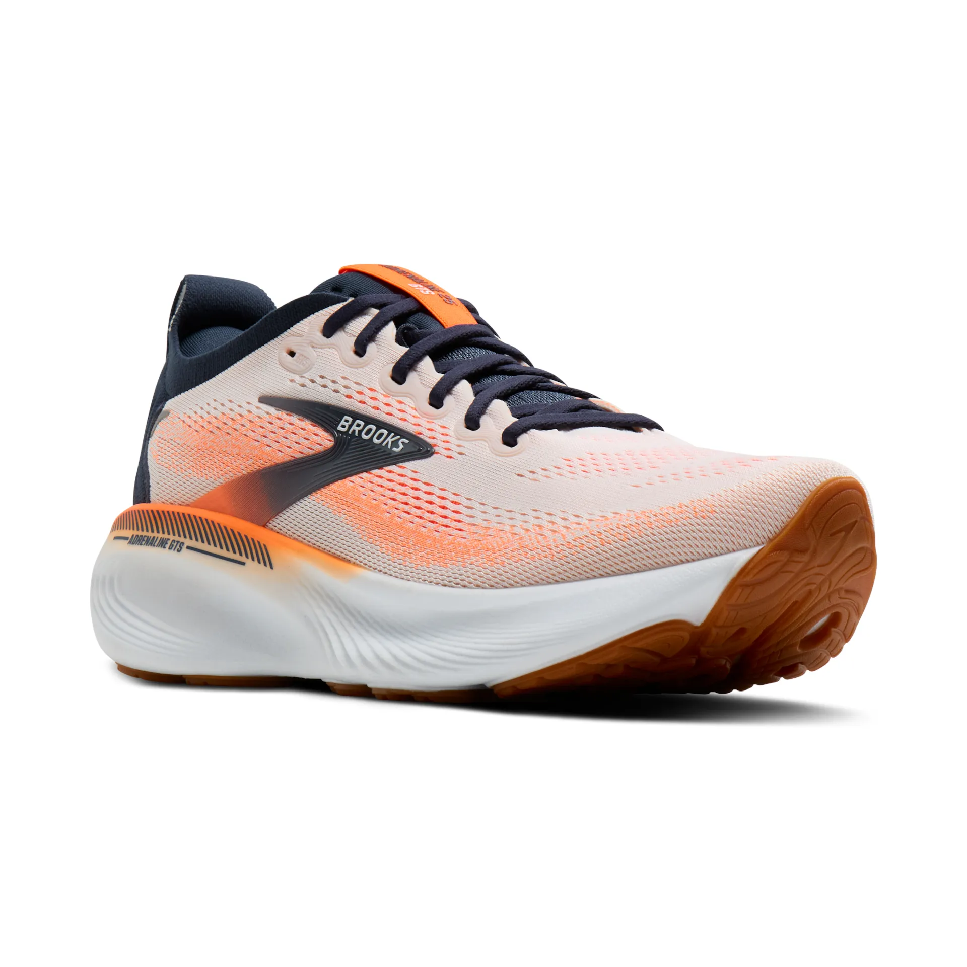 Brooks Adrenaline GTS 25, Laufschuhe, Herren, White/Spellbound/Orange - Image 3