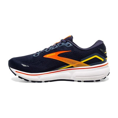 Brooks Ghost 15, Herren, Peacoat/Red/Yellow - Image 2