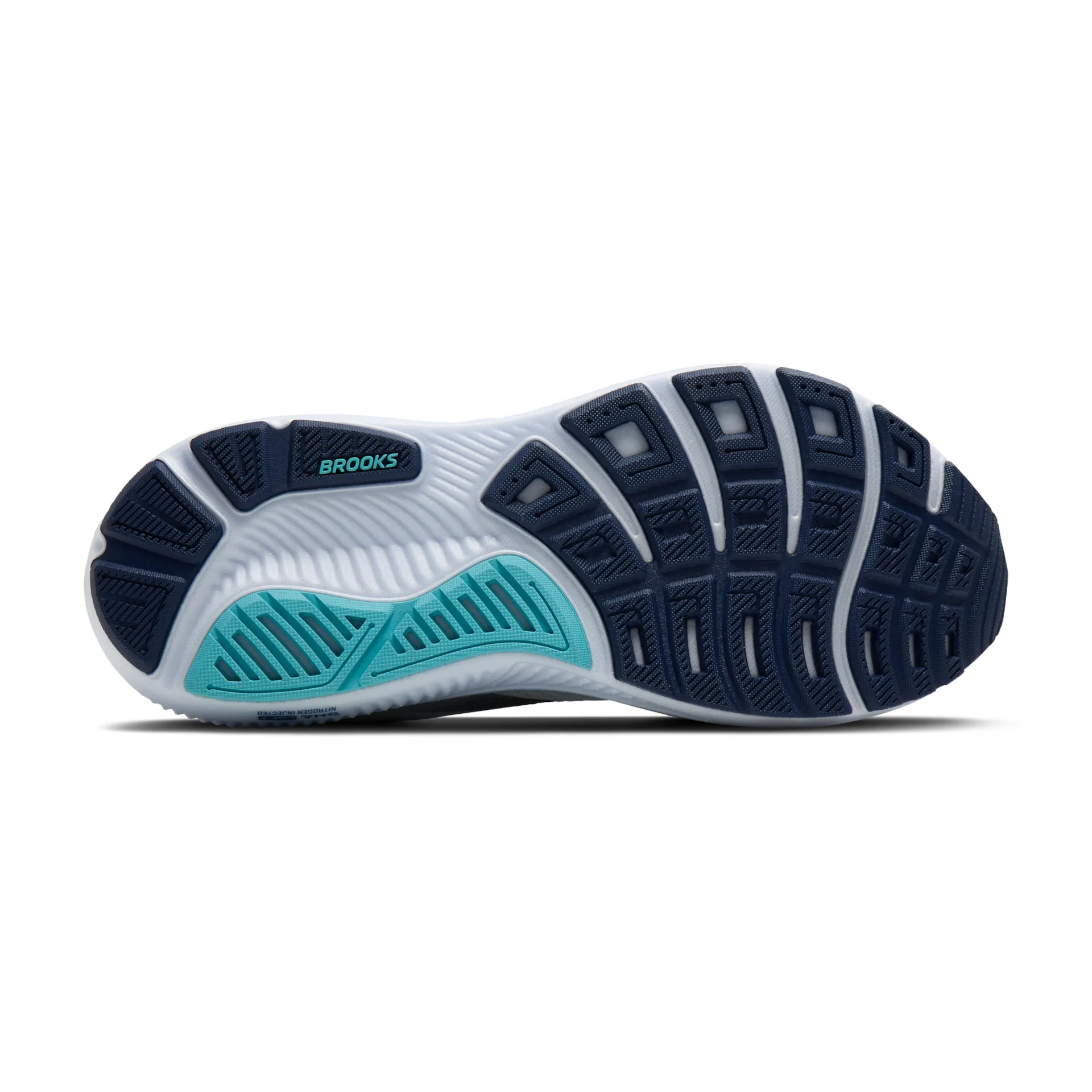 Brooks Ghost 17, Laufschuhe, Herren, White/Beacon Blue/Ipanema - Image 6